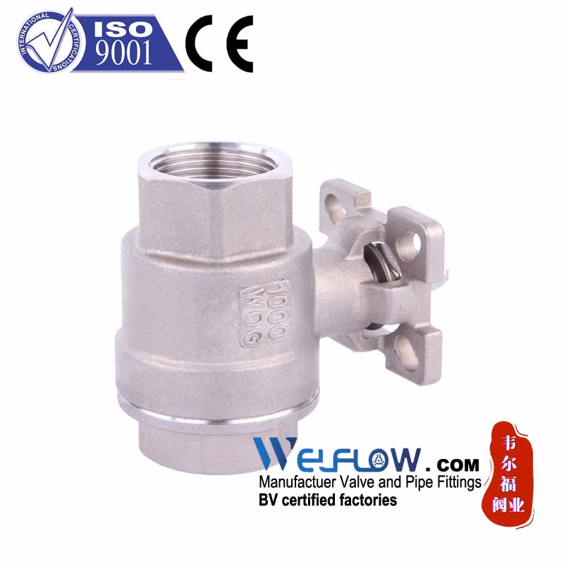 Premium 2PC Ball Valve with Durable PTFE Seat Design