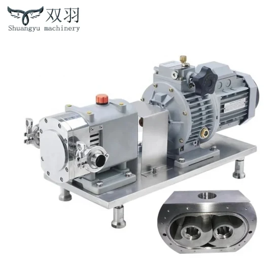 Sanitary Lobe Pump / Chemical Industrial Rotor Pump / Stainless Steel Bare Shaft Pump - Rotor Pump a