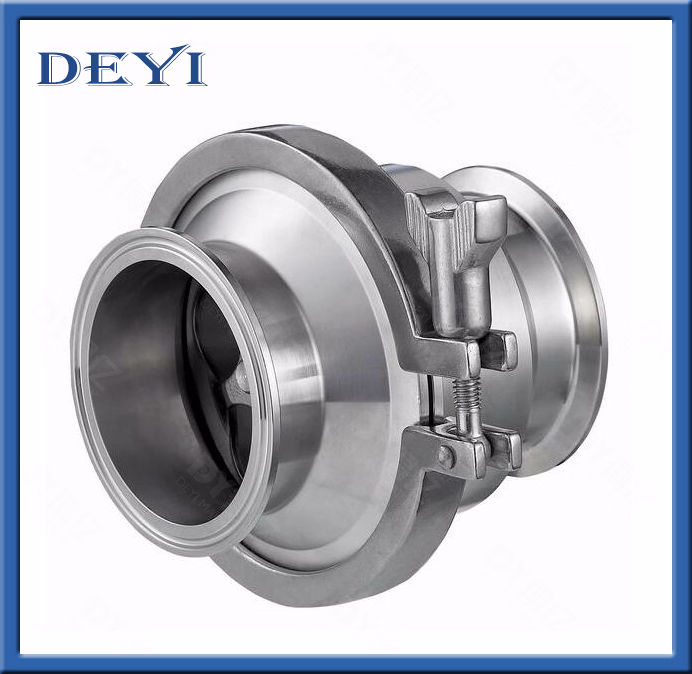 1" Stainless Steel Ball Type Hygienic Check Valve Valvula De Retencion Higienica Tipo Bola De Acero